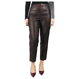 Strenesse Pantaloni scintillanti in bronzo - taglia UK 14