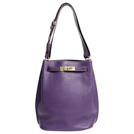 Hermès Borsa a spalla So Kelly 2010 viola