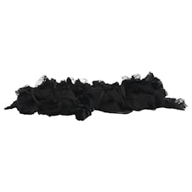 Collo a volant nero Dries Van Noten