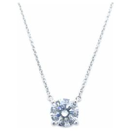Collana Solitario in Platino Tiffany & Co.