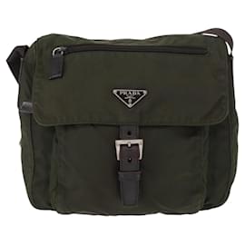 Borsa Messenger con Fibbia Prada Tessuto Piccola