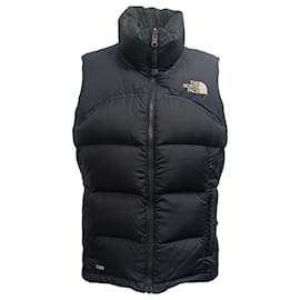 Gepolsterte Weste mit Reißverschluss The North Face aus schwarzem Nylon