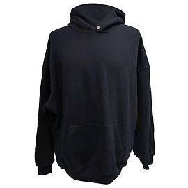 Fear of God Pouch-Pocket Hoodie aus schwarzer Baumwolle