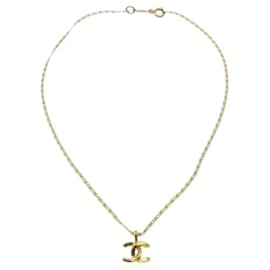 Collar Colgante CC de Metal Chanel