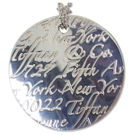 Tiffany & Co Collana pendente rotonda Tiffany 925 Notes