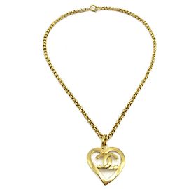 Pendente Cuore CC Chanel in metallo