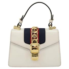 Borsa a mano Gucci Sylvie in pelle mini