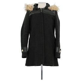 Claudie Pierlot Black fur coat