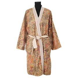 Accappatoio in cotone marrone - Etro