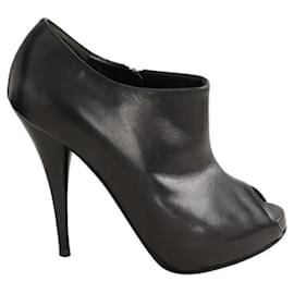 Tacones de cuero negros - Fendi