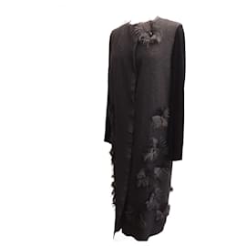 LANVIN Sublime abrigo bordado LESAGE Color negro Estado como nuevo
