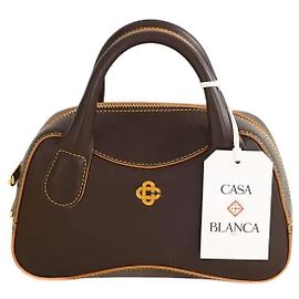 Casablanca Kleiner brauner Lederbeutel
