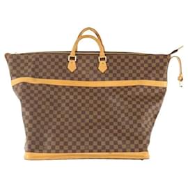 Louis Vuitton Borsa da viaggio Cruiser in pelle marrone