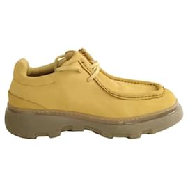 Scarpe stringate in suede verde - Burberry