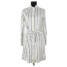 Burberry Vestido de seda beige