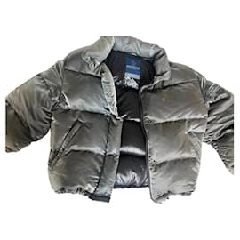 Moncler x Grenoble Daunenjacke Silber Polyester