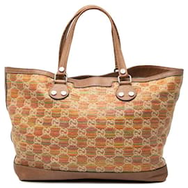 Borsa tote Gucci Paglia GG Sunset
