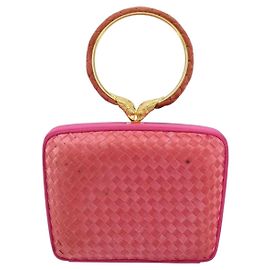 Clutch Bottega Veneta Intrecciato in raso
