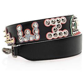 Fendi Leder Nieten Fun Fair Schultergurt