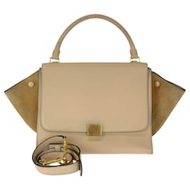 Céline Borsa a mano in pelle scamosciata Trapeze di Celine