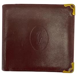 Cartier Vintage Must Line Leather Wallet