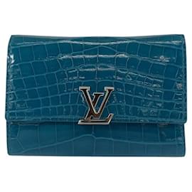 Portafoglio Compatto Capucines in Coccodrillo Louis Vuitton