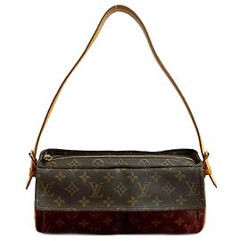 Borsa a Spalla in Pelle Monogram Vivasite di Louis Vuitton