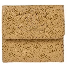 Chanel Vintage Timeless CC Bifold Caviar