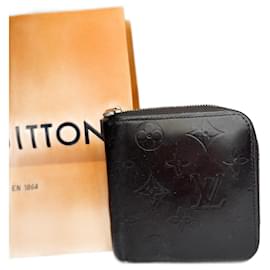 Cartera Zippy de cuero Vernis Louis Vuitton vintage negra