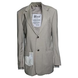 Blaze, maßgeschneiderte Blazerjacke in Beige - Autre Marque