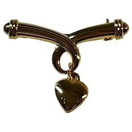 Boucheron Herzbrosche aus Gelbgold