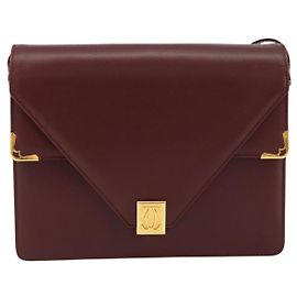Bolsa de Ombro Must de Cartier em Couro