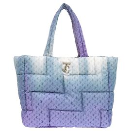 Borsa tote in nylon morbido Raya di Jimmy Choo