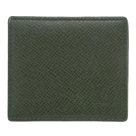 Portafoglio in pelle Taiga verde Louis Vuitton