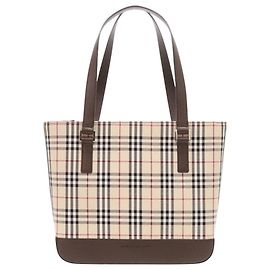 Borsa in tela Nova Check di Burberry