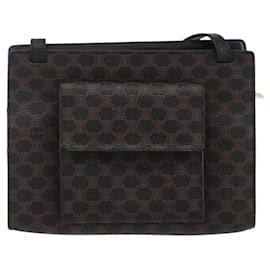 Borsa a spalla Celine Vintage Macadam in tela media - Céline