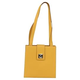 Celine Vintage Schultertasche aus Leder - Céline