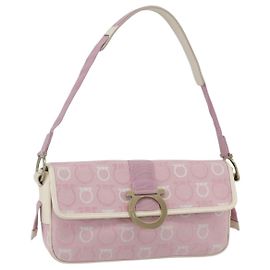 Borsa a Spalla Gancini in Tela Salvatore Ferragamo