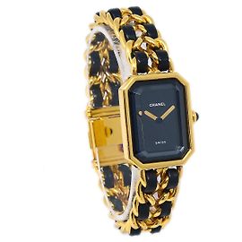 Chanel Premiere Rock Quarzo Metallo Placcato e Pelle 20