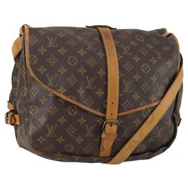 Borsa Saumur Louis Vuitton in tela Monogram 35