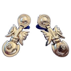 Ilías Lalaoúnis ILIAS LALAOUNIS STERLING SILVER 925 OVERSIZED & HEAVY STONE EARRING