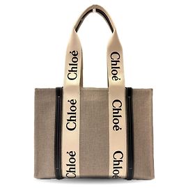Borsa Tote Media Woody di Chloé