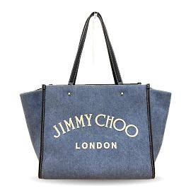 Jimmy Choo Varenne Denim Tote Bag