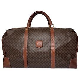 Céline Vintage Celine Paris Triomphe Monogram Reisetasche braun