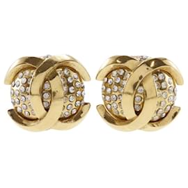 Orecchini a clip vintage Chanel Coco Mark