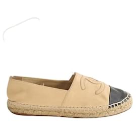 Chanel Espadrillas in pelle beige