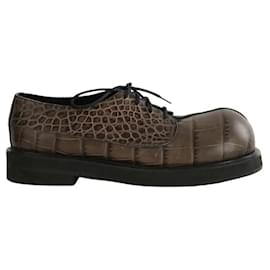 Scarpe stringate in pelle khaki - Autre Marque