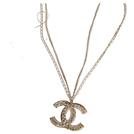 Collana Chanel a Doppia Catena Oro