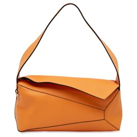 LOEWE Hobo Puzzle in Pelle di Vitello Arancione