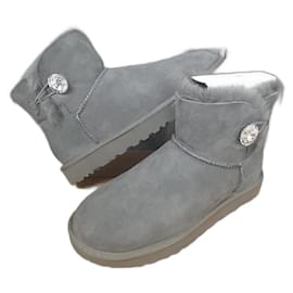 UGG Bailey Button Bling Gris - Ugg
